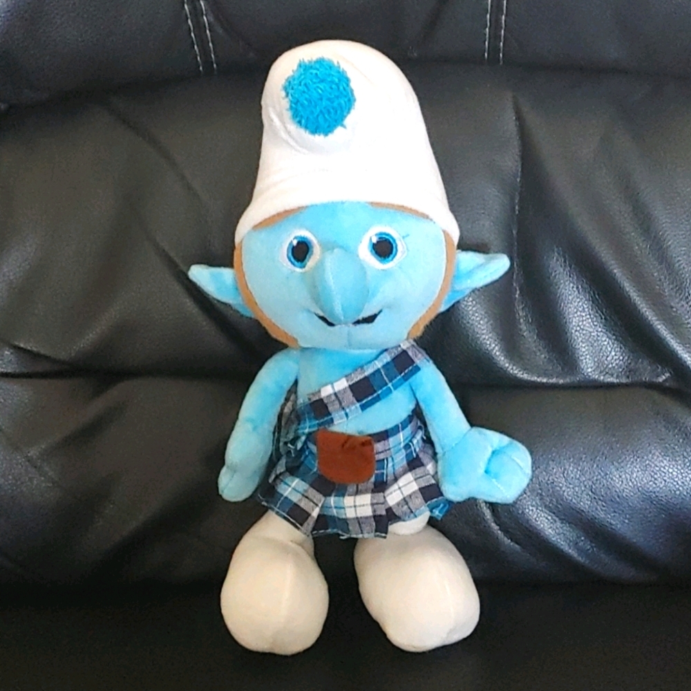 The Smurfs 2013 Gutsy Smurf Plush